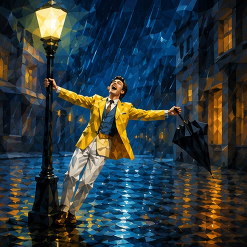 KINO puzzle artwork for Singin' in the Rain