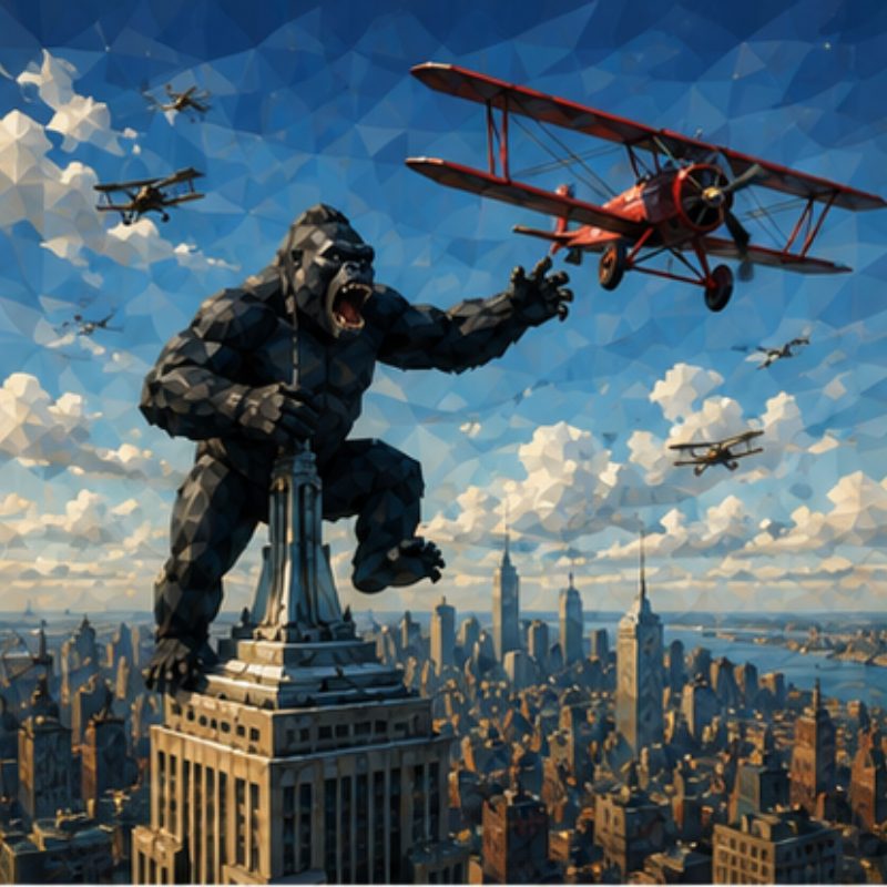 KINO puzzle artwork for King Kong