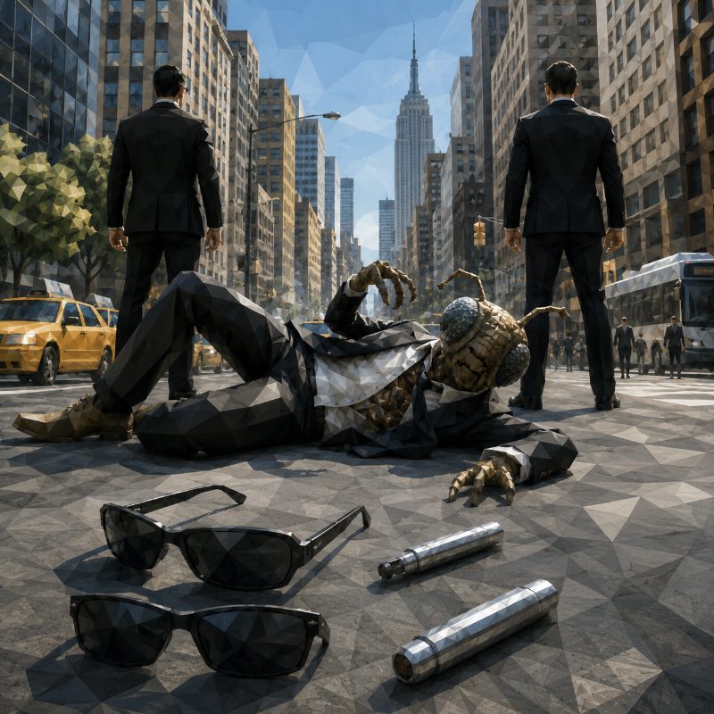 KINO puzzle artwork for Men in Black