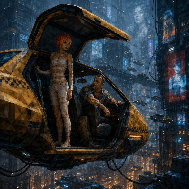 KINO puzzle artwork for The Fifth Element