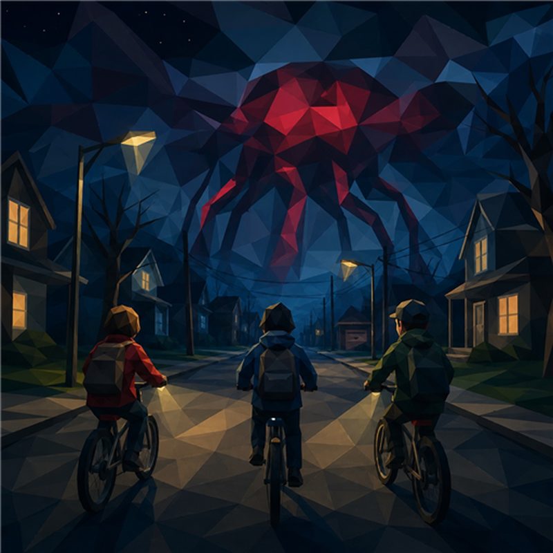 KINO puzzle artwork for Stranger Things