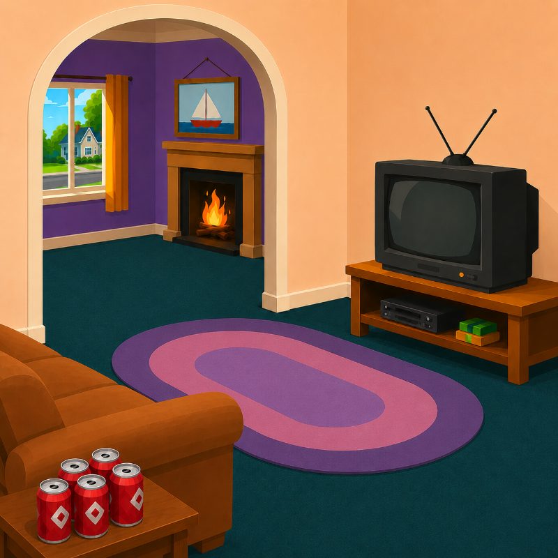 KINO puzzle artwork for The Simpsons