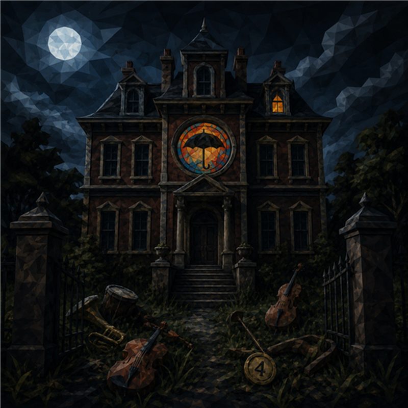 KINO puzzle artwork for The Umbrella Academy