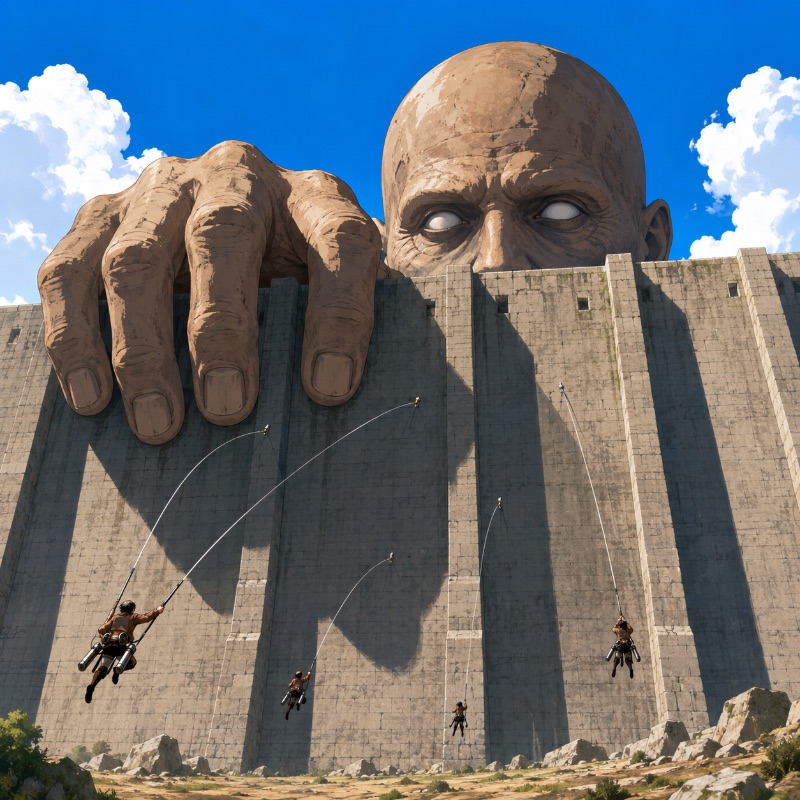 KINO puzzle artwork for Attack on Titan