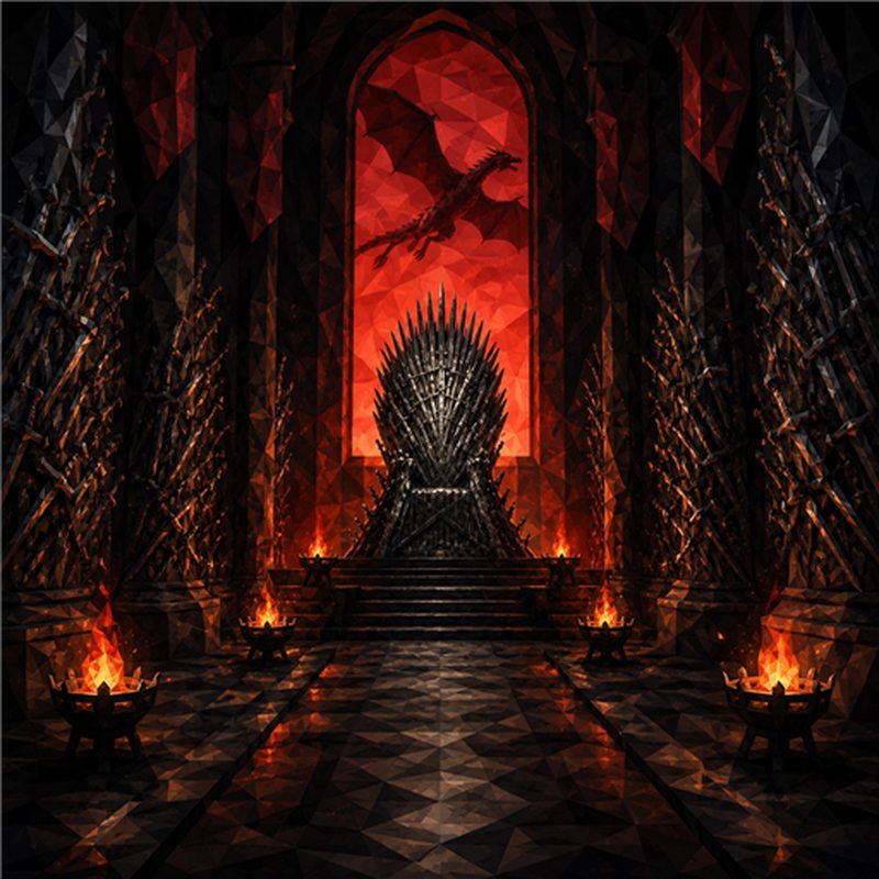 KINO puzzle artwork for House of the Dragon